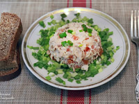 Салат «Раковые шейки»