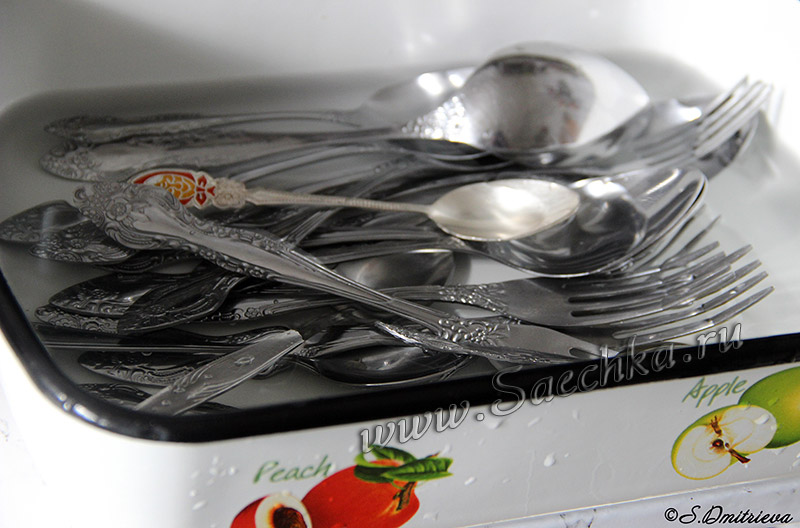 Как почистить ложки и вилки за 5 минут