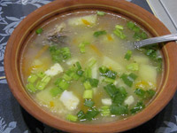 Суп с пшеном по-деревенски