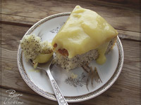 Лимонно-маковый пирог