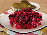 Винегрет с натёртой свёклой