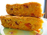 Тыквенно-овсяный пирог