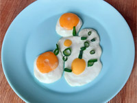 Яичница из замороженных яиц