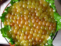 Салат из курицы с виноградом