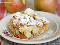 Яблочный пирог без теста