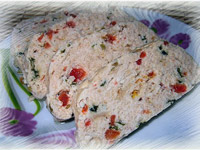 Куриная «буханка» с овощами паровая