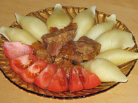 Свинина, тушеная с овощами