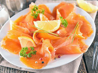 Закуска из лосося по-шведски