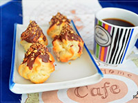 Профитроли со сливочным кремом