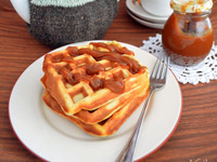 Банановые вафли