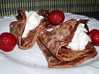 Шоколадные блины