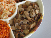 Грибы с уксусом