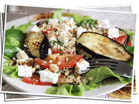 Баклажаны с помидорами и сыром