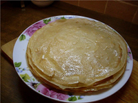 Блины на кислом молоке