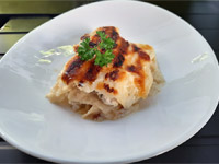 Лазанья с индейкой в Tefal Optigrill