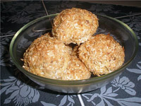 Бананово-кокосовое печенье