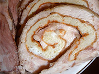 Куриный рулет с омлетом