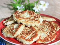 Куриные оладьи с капустой