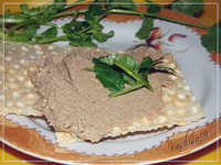 Паштет из куриной печени с сыром