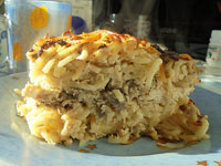 Запеканка из спагетти в духовке