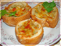 Запечённые булочки с начинкой