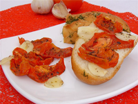 Быстро приготовленные вяленые помидоры (за 30 минут)