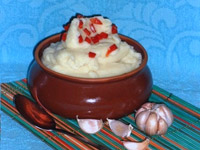 Пюре с чесноком