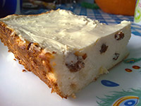 Запеканка из гомогенного творога с кокосовой мукой