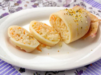 Кальмары, фаршированные рисом