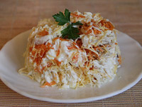 Салат с корейской морковью и курицей «Бунито»