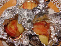 Картофель с беконом