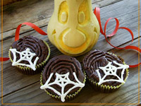 Шоколадные кексы на Хэллоуин