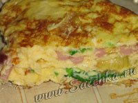 Слоёный омлет