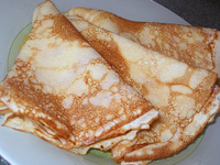 Блины на молоке и кефире