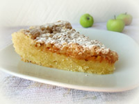 Песочный пирог с яблоками