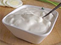 Сметана из кефира