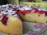 Венский вишневый пирог в мультиварке