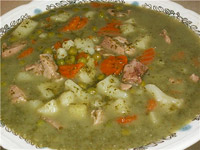 Суп со шпинатом