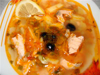 Рыбная солянка в скороварке