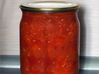 Лечо из перца и помидор