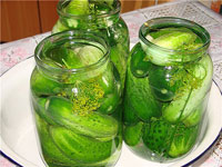 Солёные огурцы