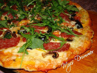 Пицца с гулявником