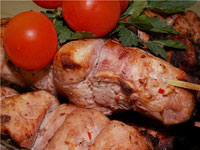 Шашлык в розовом маринаде