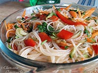 Фунчоза с овощами