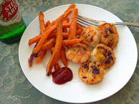 Креветки в пикантном соусе «Хэтч»