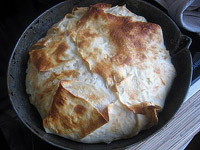 Лаваш с творогом и сыром