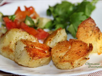 Запечённый картофель в приправе с кейлом