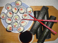 Суши с крабовыми палочками