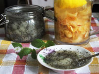 Грушевое варенье с лимоном и маком