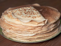 Блины на минералке